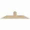 Ekena Millwork Portland Rough Sawn Timber Gable Bracket, Douglas Fir, 36"W x 9"H x 2"D x 4"F, 6/12 Pitch GBW036X09X0204POR00RDF - alternate 1